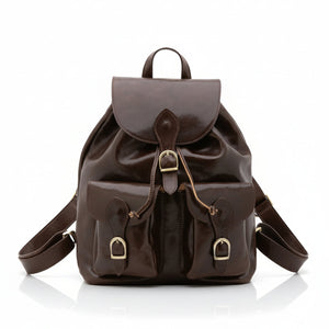 Borsa a spalla da donna In Vera pelle Made in Italy 37x30x13 cm-0