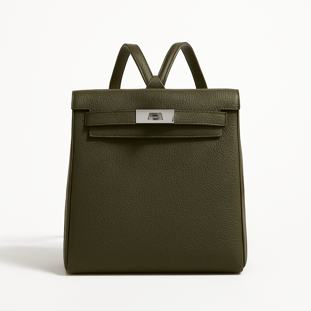 Madison Genuine Leather Backpack – Convertible Luxury Bag - CherryMax