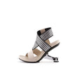 Leather Wrap Strap Sandals-0