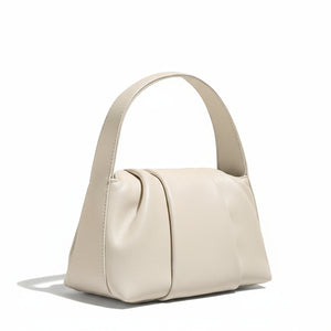 Ruched Leather Handbag-4