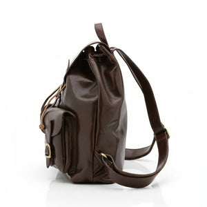 Borsa a spalla da donna In Vera pelle Made in Italy 37x30x13 cm-2