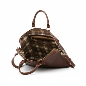 Borsa da lavoro da uomo In Vera pelle Made in Italy 37x27x6 cm-4