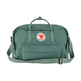Green Fjällräven Kånken travel backpack – lightweight and waterproof