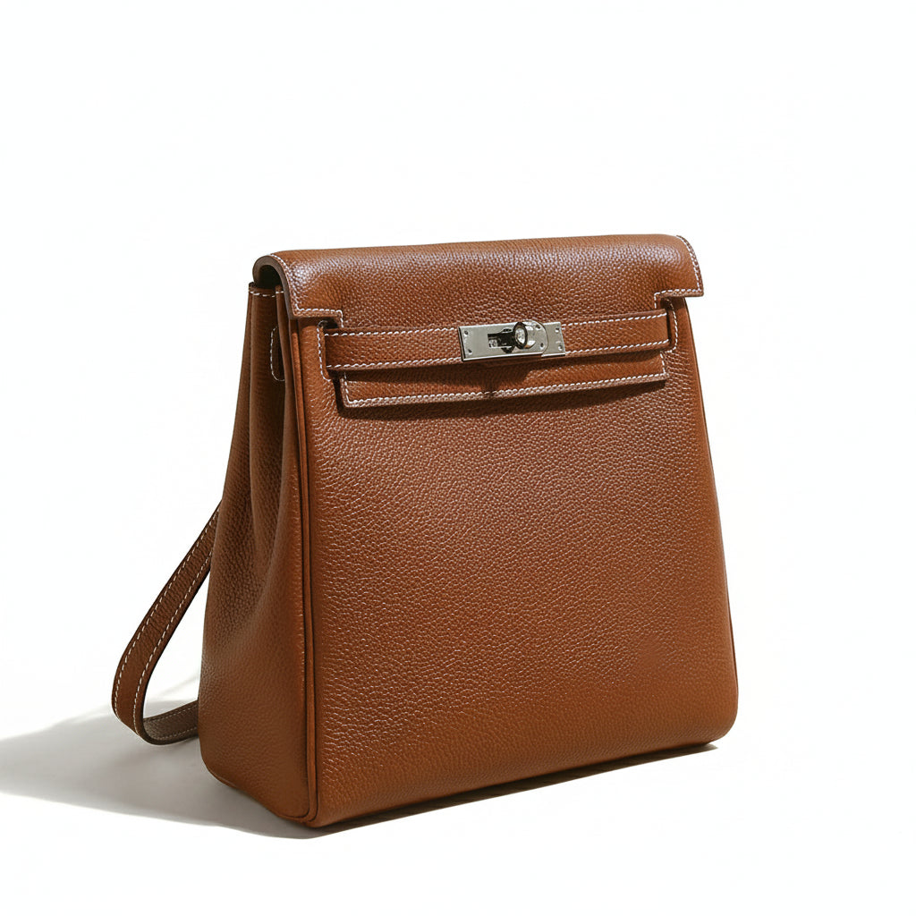 Madison genuine leather backpack in black – CherryMax Germany