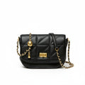 Monaco Trendy Triangle Quilted Leather Chain Bag-0