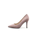 Suede Leather Stiletto Pumps-0